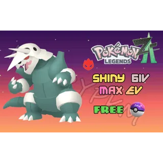 ✨SHINY ALPHA AGGRON✨6IV MAX EV⭐POKEMON LEGENDS ZA