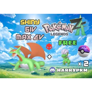 ✨COMBO 2 SHINY ALPHA BAGON & SALAMENCE✨A6IV⭐POKEMON LEGENDS ZA