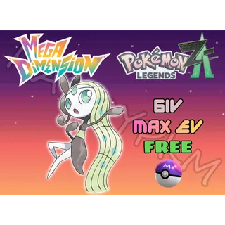 ✨MELOETTA✨ 6IV MAX EV⭐POKEMON LEGENDS ZA