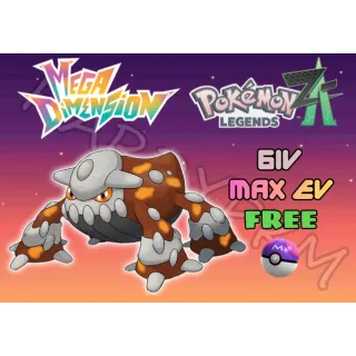 ✨LEGENDARY HEATRAN✨6IV MAX EV⭐POKEMON LEGENDS ZA