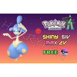 ✨SHINY ALPHA MEDICHAM✨6IV MAX EV⭐POKEMON LEGENDS ZA