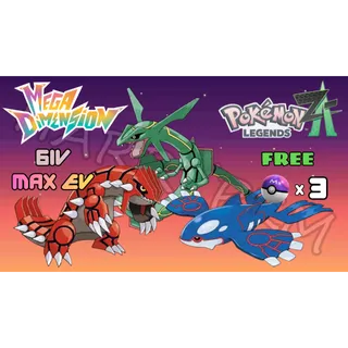 ✨COMBO 3 LEGENDARY✨ 6IV MAXED EV⭐POKEMON LEGENDS ZA