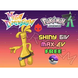 ✨SHINY ALPHA GHOLDENGO✨ 6IV MAXED EV⭐POKEMON LEGENDS ZA