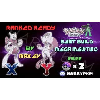 ✨COMBO BEST BUILD 2 MEWTWO X & MEWTWO Y✨6IV⭐POKEMON LEGENDS ZA