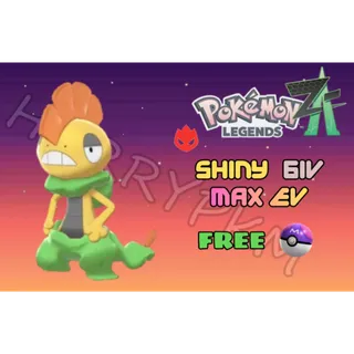 ✨SHINY ALPHA SCRAFTY✨ 6IV MAXED EV⭐POKEMON LEGENDS ZA