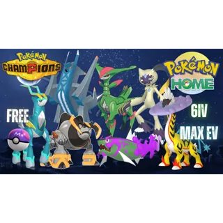 ✨COMBO 7 CHAMPIONS POKEMON✨6IV MAX EV⭐CHAMPIONS⭐HOME