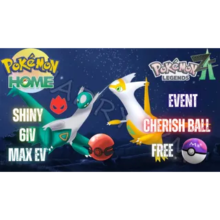 ✨COMBO 2 SHINY ALPHA LATIAS LATIOS✨ 6IV⭐POKEMON LEGENDS ZA