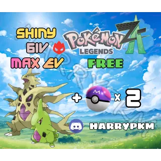 ✨COMBO SHINY ALPHA LARVITAR AND TYRANITAR✨ALPHA 6IV⭐POKEMON LEGENDS ZA