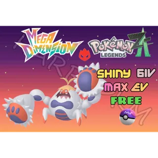✨SHINY ALPHA CRABOMINABLE✨6IV MAX EV⭐POKEMON LEGENDS ZA