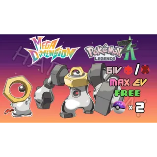 ✨COMBO ALPHA MELTAN & MELMETAL✨6IV MAX EV⭐POKEMON LEGENDS ZA