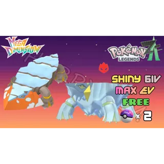 ✨COMBO 2 SHINY ALPHA AVALUGG & HISUIAN AVALUGG✨6IV MAX EV⭐POKEMON LEGENDS ZA
