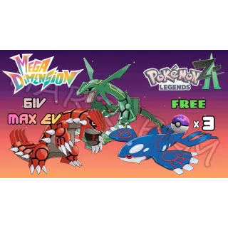 ✨COMBO 3 LEGENDARY✨ 6IV MAXED EV⭐POKEMON LEGENDS ZA
