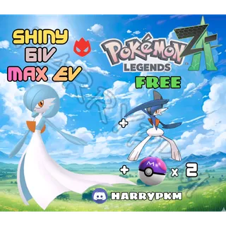 ✨COMBO SHINY ALPHA GARDEVOIR AND GALLADE✨6IV MAX EV⭐POKEMON LEGENDS ZA