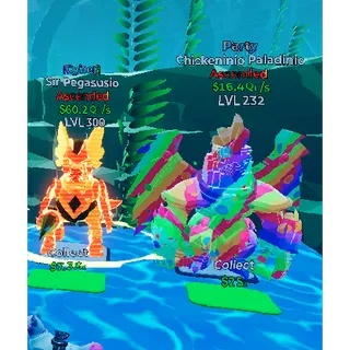 Fortnite Go Up For Brainrots Cyber Sir Pegasusio,Party Chickeninio Paladinio 