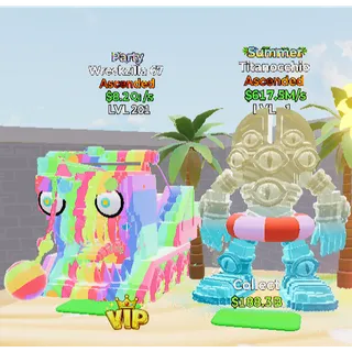 Fortnite Go Up For Brainrots Party Wreckzilla 67,Summer Titanocchio