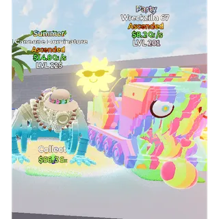 Fortnite Go Up For Brainrots Summer Il Cannone Dominatore,Party Wreckzilla 67