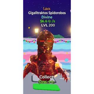Fortnite Go Up For Brainrots Lava Gigalitraktos Spidorobos