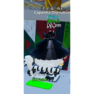 Fortnite Go Up For Brainrots Black And White Capanna Distruttore