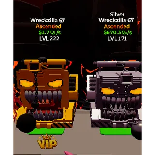 Fortnite Go Up For Brainrots Silver,Default Wreckzilla 67