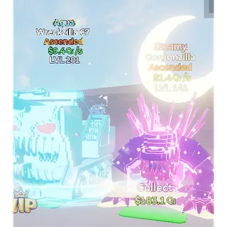 Fortnite Go Up For Brainrots Aqua Wreckzilla 67,Dreamy Gorgonzilla