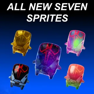 All 5 Seven Sprites 