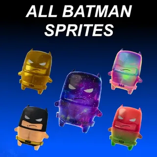 All 5 Batman Sprites 