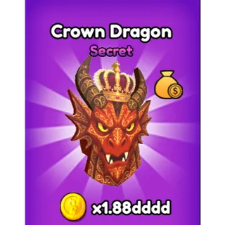 🚀BEST PETS⚫CROWN DRAGON - SECRET (x1.88dddd)| Climb and Jump Tower⚫✅Quick Delivery✅