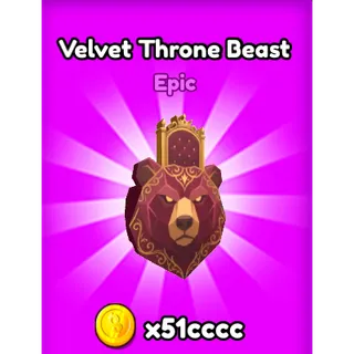  🚀BEST PETS🟣VELVET THRONE BEAST - EPIC (x51cccc) | Climb and Jump Tower🟣✅Quick Delivery✅