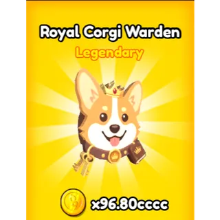  🚀BEST PETS🟡ROYAL CORGI WARDEN - LEGENDARY (x96.80cccc) | Climb and Jump Tower🟡✅Quick Delivery✅