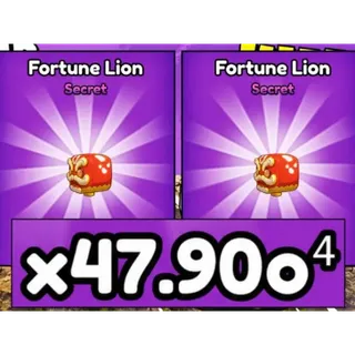🚀BEST PET IN GAME⚫Fortune Lion - SECRET (x47.90oooo)| Climb and Jump Tower⚫✅Quick Delivery✅