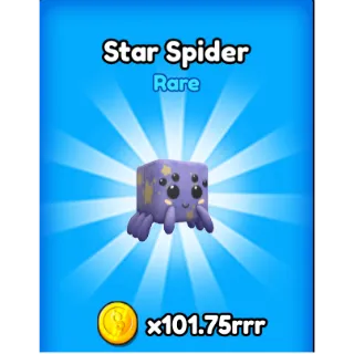 🚀BEST EGG PETS🔵Star Spider - RARE (x101.75rrr) | Climb and Jump Tower🔵✅Quick Delivery✅ 