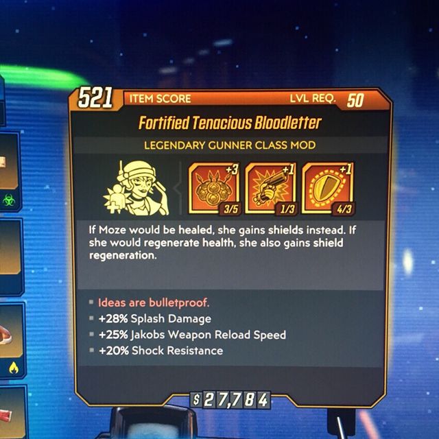 Borderlands 3 Fortified Tenacious Bloodletter XBox One Games Gameflip