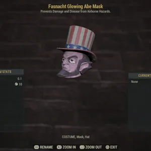 Glowing Abe Mask