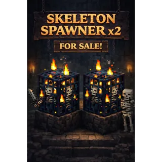 DonutSMP Skeleton Spawner 2x