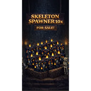 DonutSMP Skeleton Spawner 10x