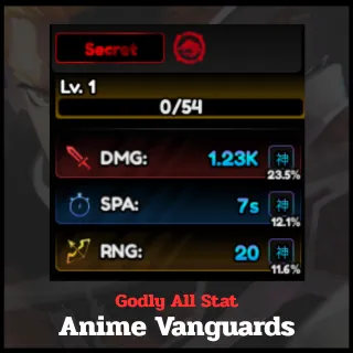 Godly All Stat | Anime Vanguards