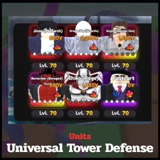 5 RULERS | Universal Tower Defense Account