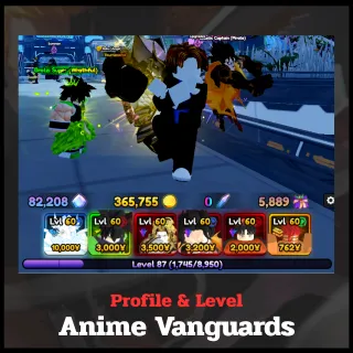 4 Monarch | Anime Vanguards Account