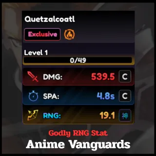 Godly RNG Stat | Anime Vanguards