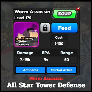 Worm Assassin | All Star Tower Defense