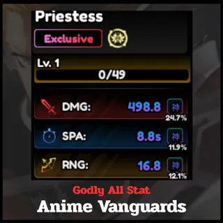 Godly All Stat | Anime Vanguards