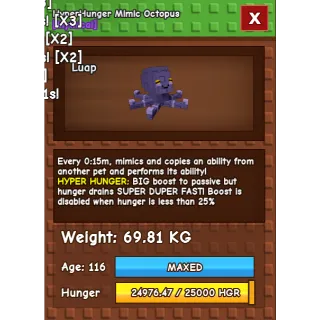 HYPERHUNGER MIMIC 15s cooldown 