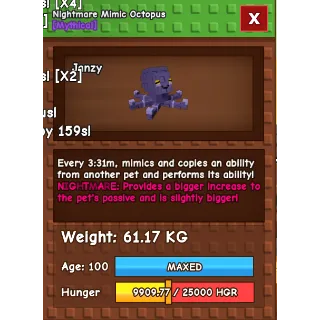 HUGE NIGHTMARE MIMIC 