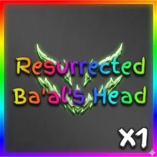 Resurrected Ba'al's Head - Res Baal Head -Grand Piece Online
