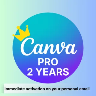 Canva PRO 2 Years-Email activation.