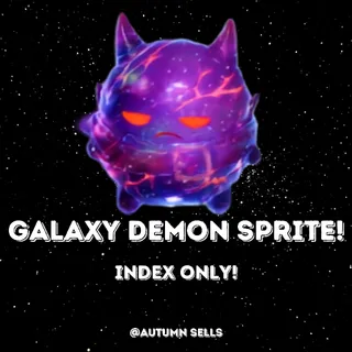 GALAXY DEMON SPRITE! FORTNITE!