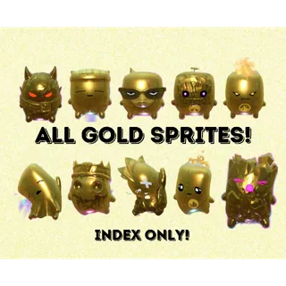 ALL GOLD SPRITES! FORTNITE!