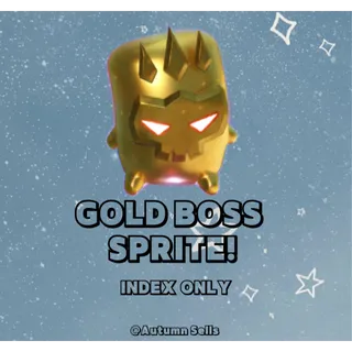 GOLD BOSS SPRITE! INDEX ONLY!