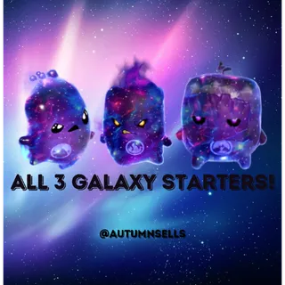 ALL 3 GALAXY STARTERS BUNDLE! 