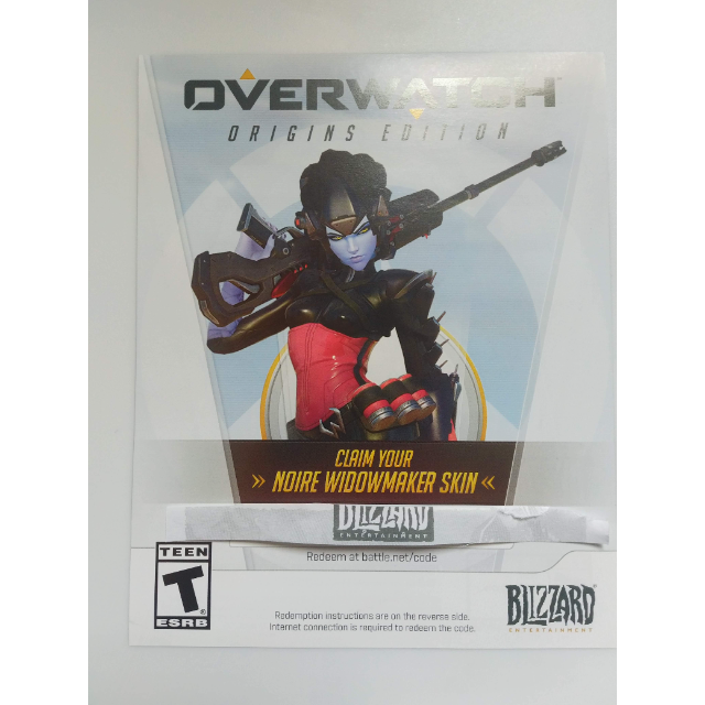 Widowmaker Noire Skin Code Overwatch PS4 top playstation 4